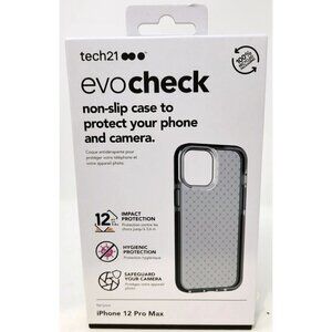 Tech21 Evo Check Super Slim Non-Slip Case for Apple iPhone 12 Pro Max 6.7"